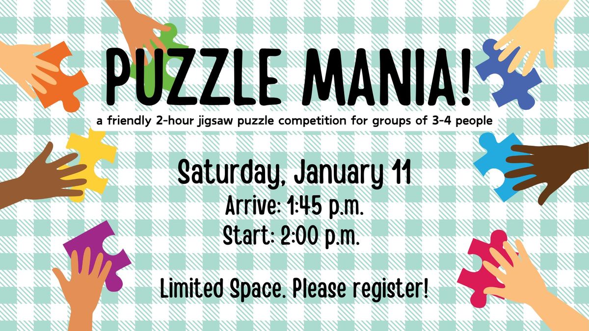 **Wait List Only** Puzzle Mania!