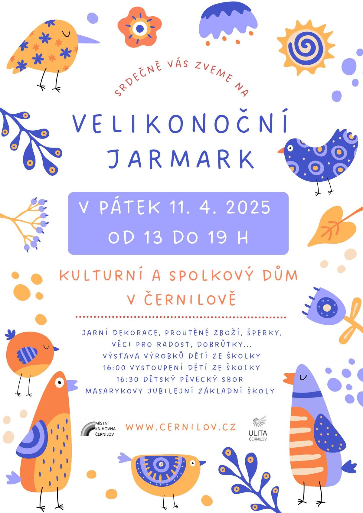 Velikono\u010dn\u00ed jarmark v KSD \u010cernilov 2025