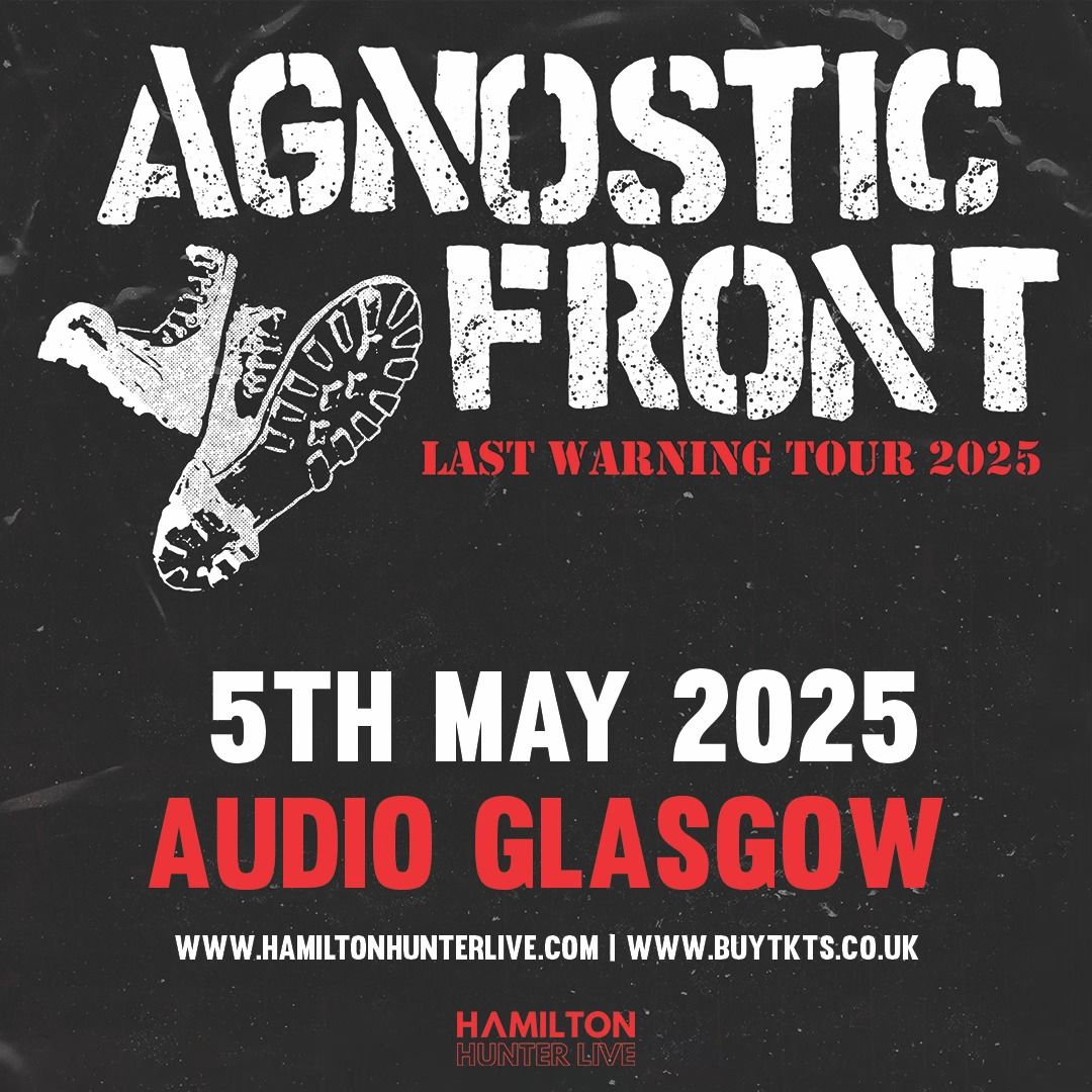 Agnostic Front - 5th May 2025 - Audio Glasgow 