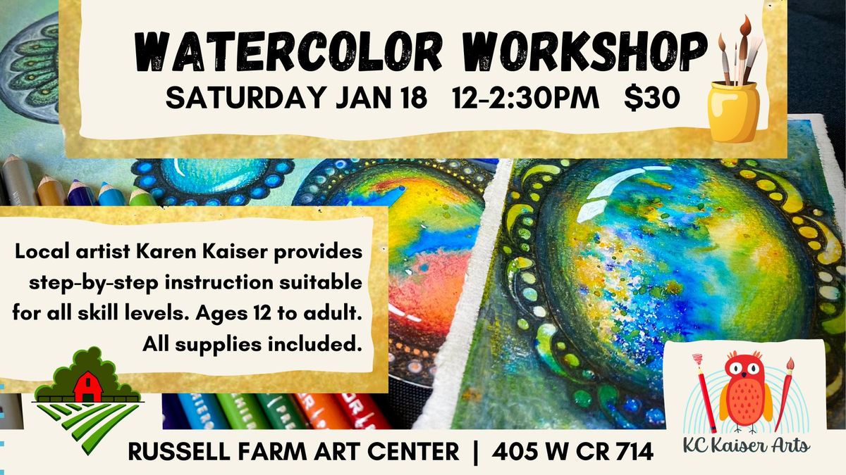 Watercolor Workshop - Precious Stones