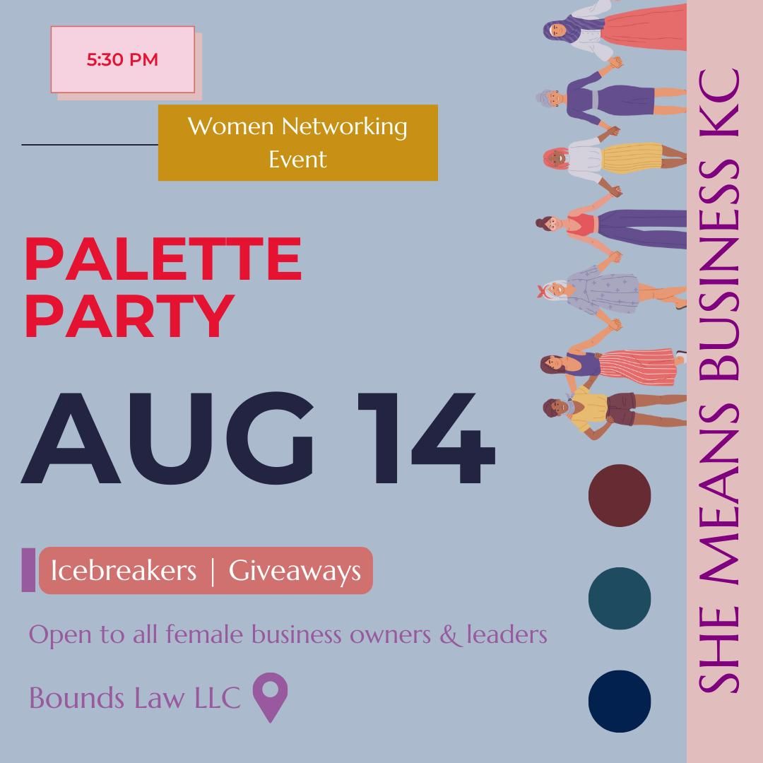 SMBKC: Women's Networking - Palette Party \ud83c\udfa8\ud83c\udfa8