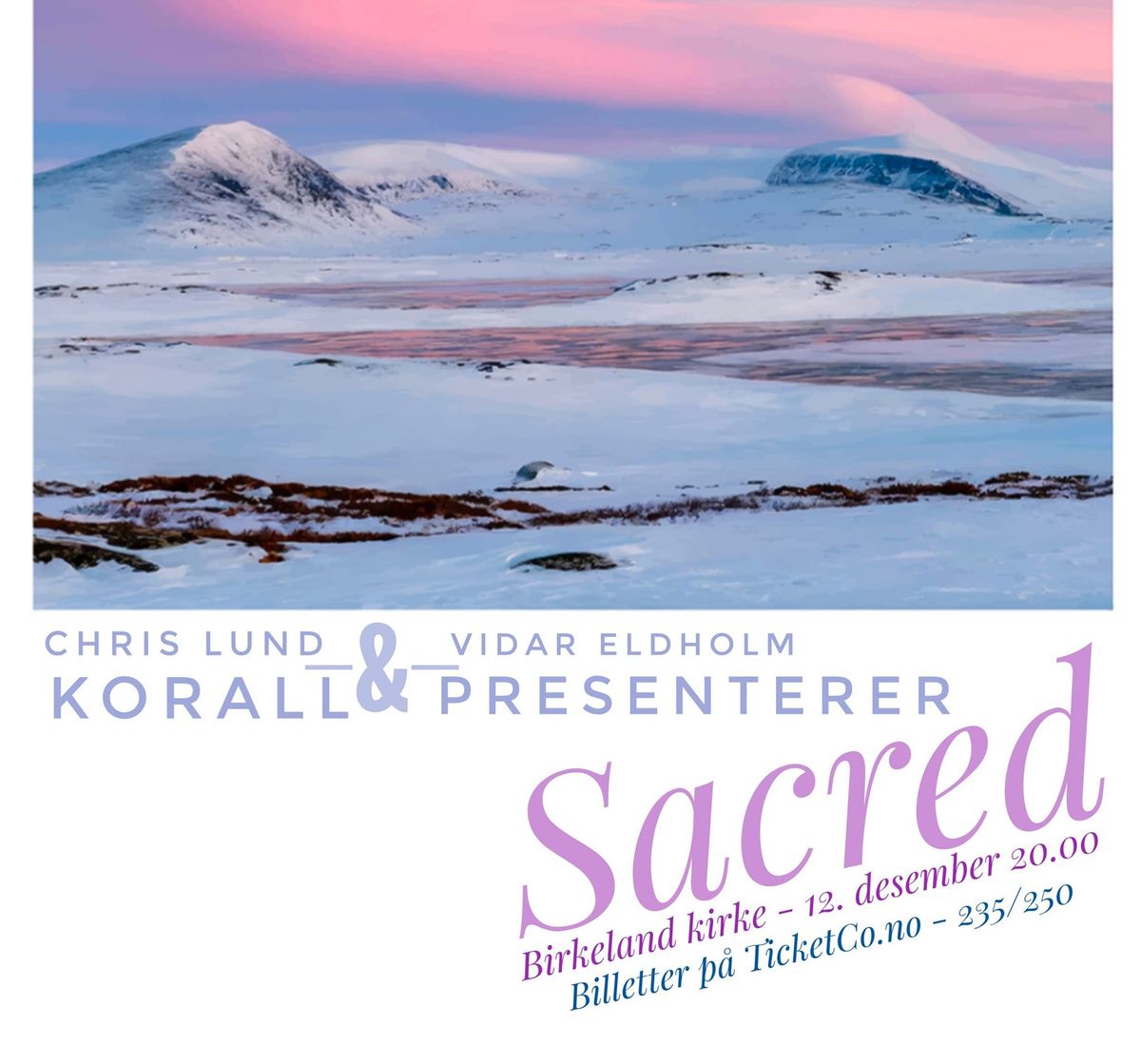 \u00c5rets julekonsert - Sacred 