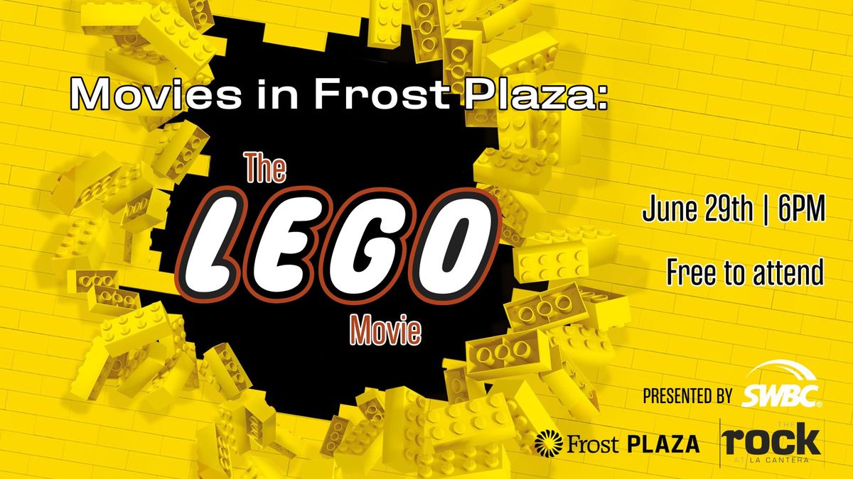 Movies in Frost Plaza: The Lego Movie