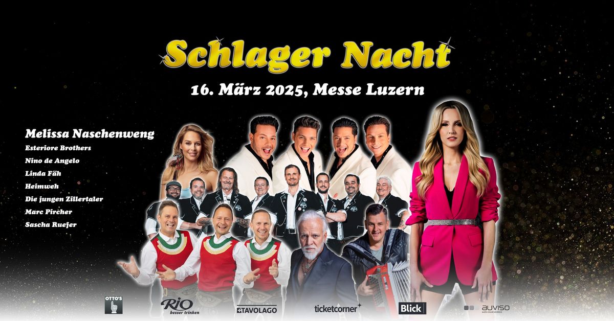 Schlagernacht 2025, Messe Luzern, Lucerne, 16 March 2025