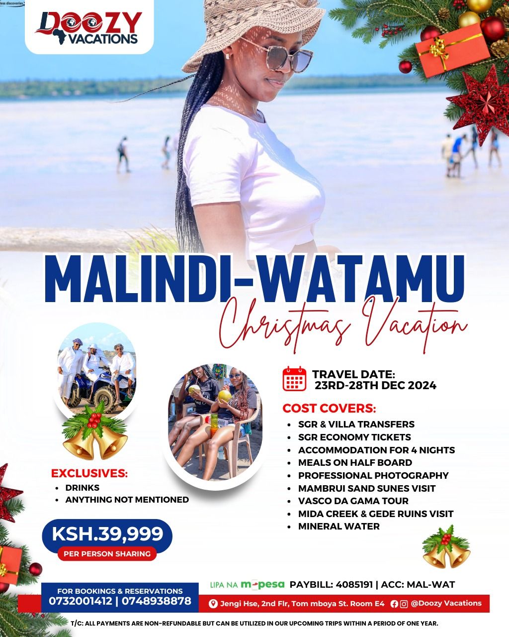 Malindi - Watamu Christmas Vacation