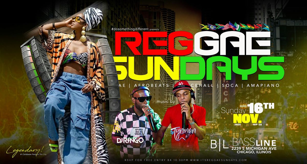 REGGAE SUNDAY: The #1 Caribbean Party In The City