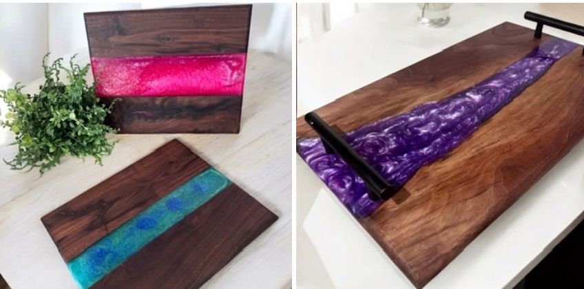 River Resin Charcuterie Board 11\/9\/24