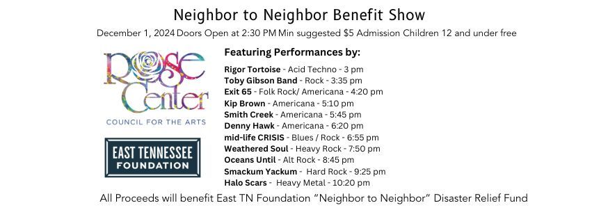 Neighbor to Neighbor - Benefit Concert