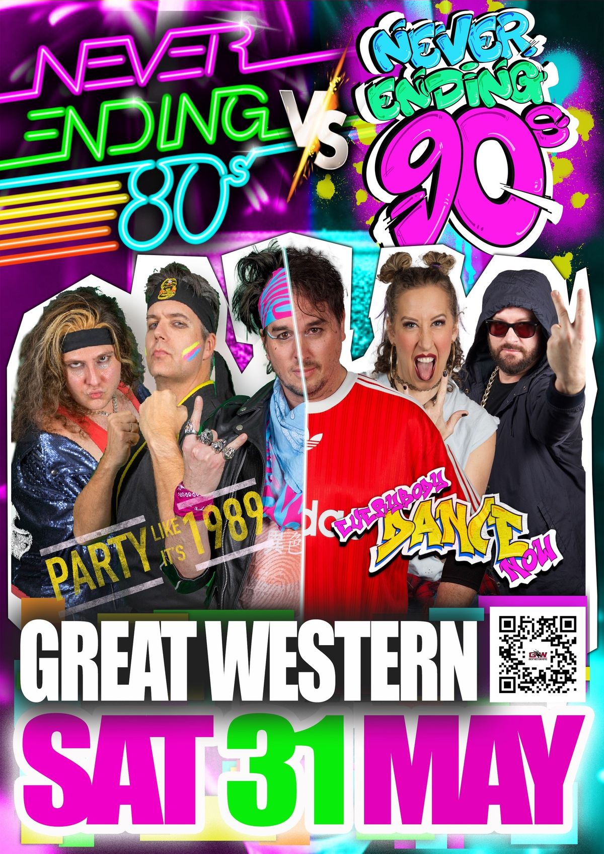 Never Ending 80s vs 90s - Great Western Hotel, Rockhampton