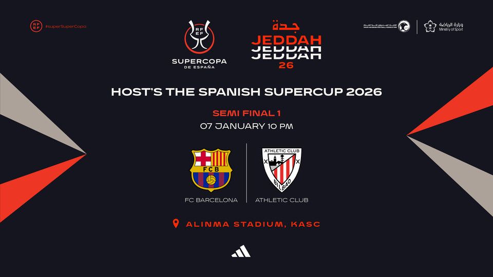 Barcelona vs Athletic Bilbao - Spanish Super Cup 2026