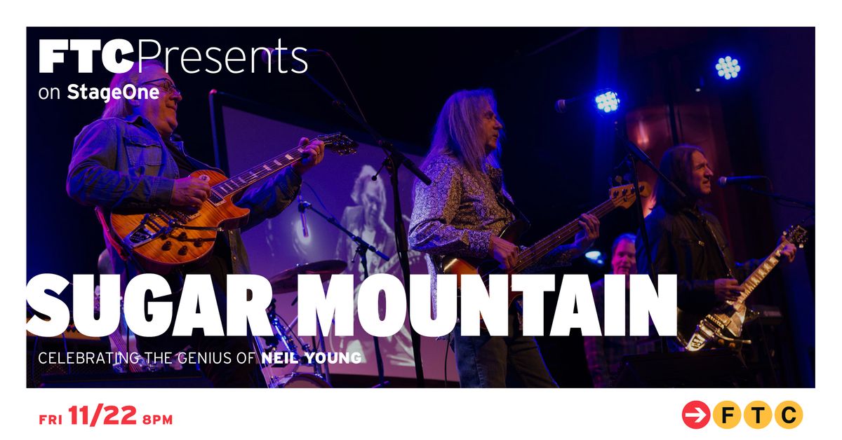 Sugar Mountain: Celebrating The Genius of Neil Young \u2022 Fairfield, CT \u2022 StageOne