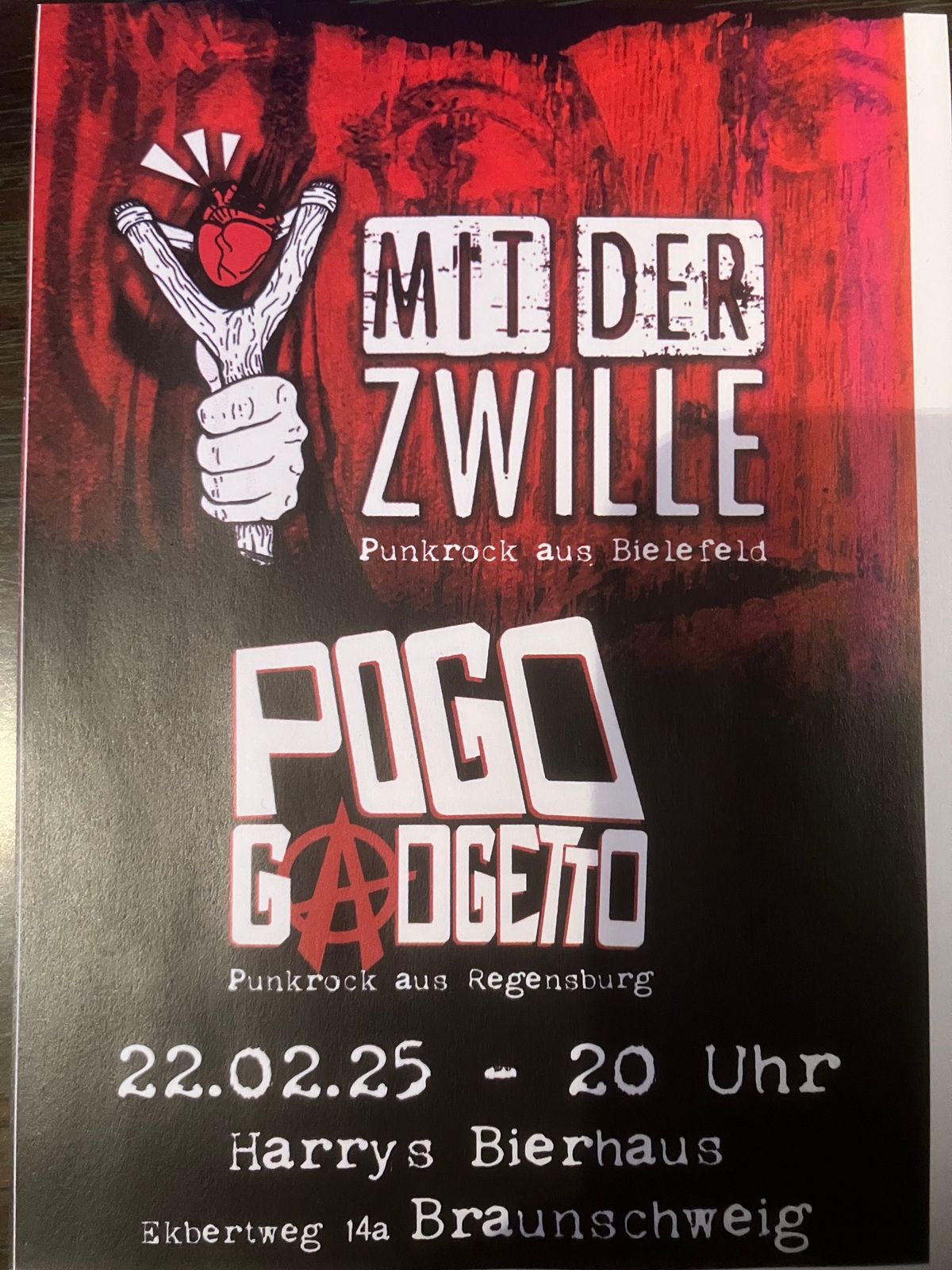 Konzert MIT DER ZWILLE & POGO GADGETTO 