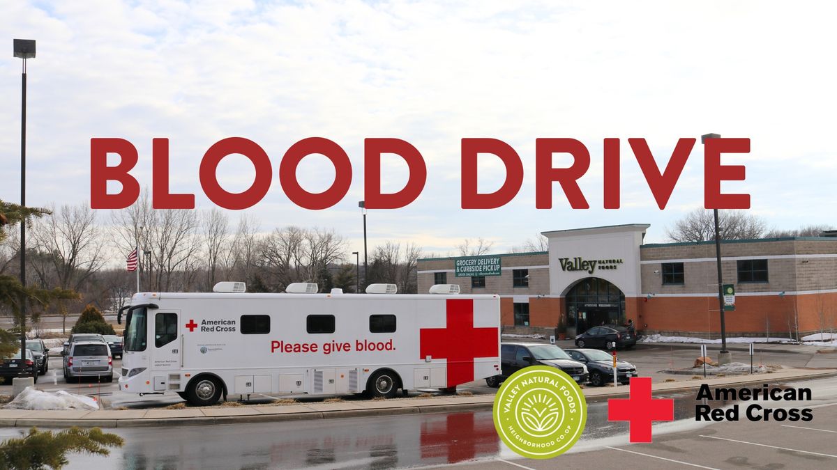 Blood Drive with American Red Cross