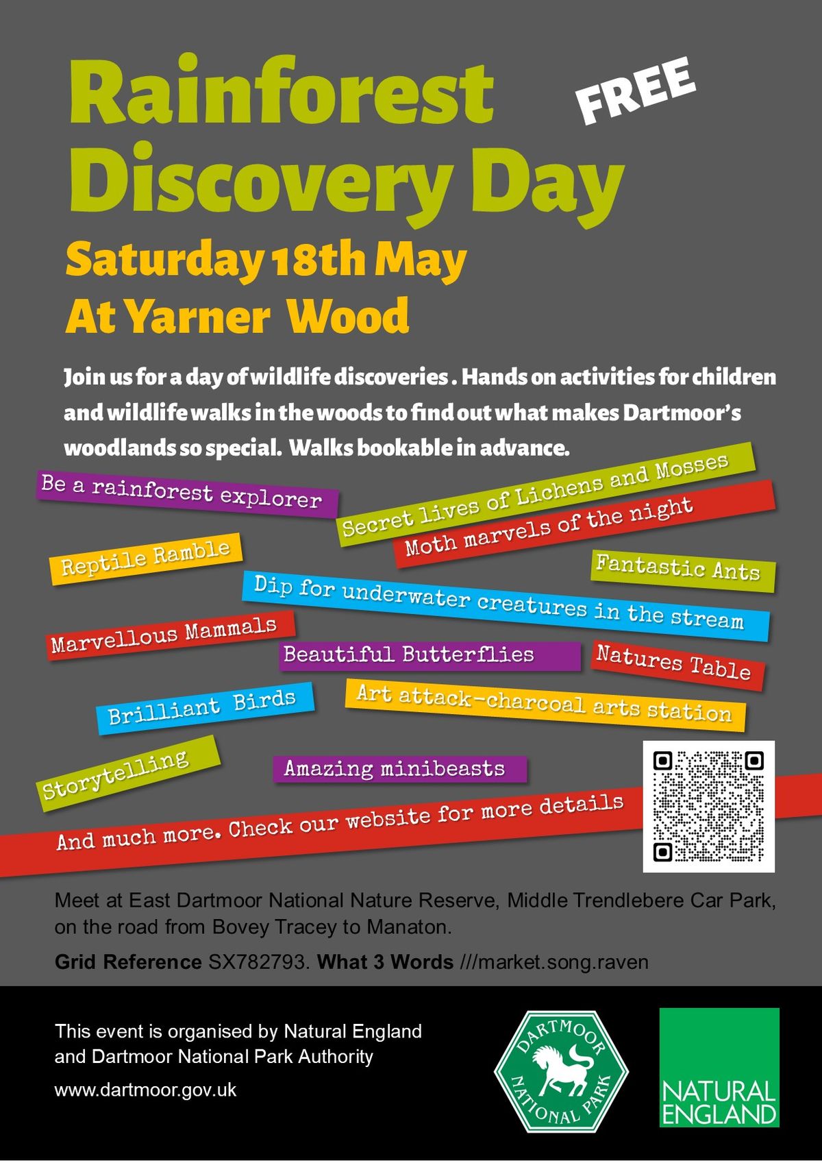 Rainforest Discovery Day at Yarner Wood