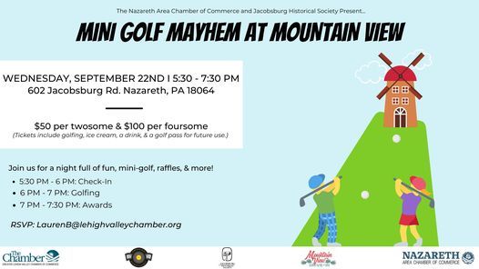 Mini Golf Mayhem at Mountain View