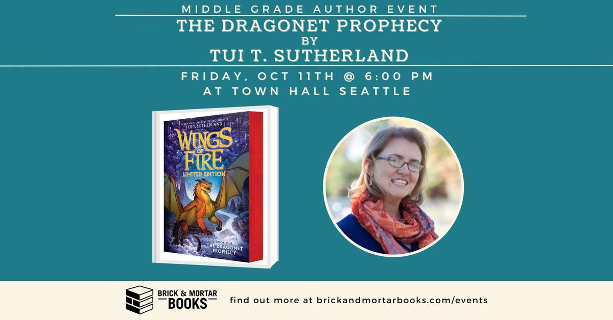 Tui Sutherland, author of WINGS OF FIRE