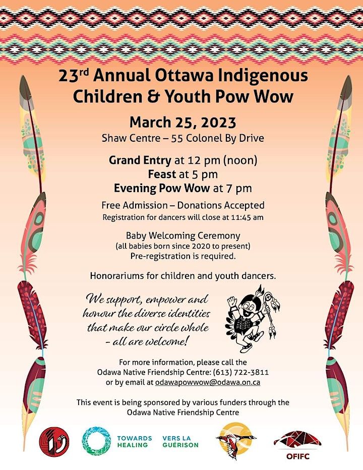 23rd Annual Ottawa Indigenous Children and Youth Pow Wow, Shaw Centre