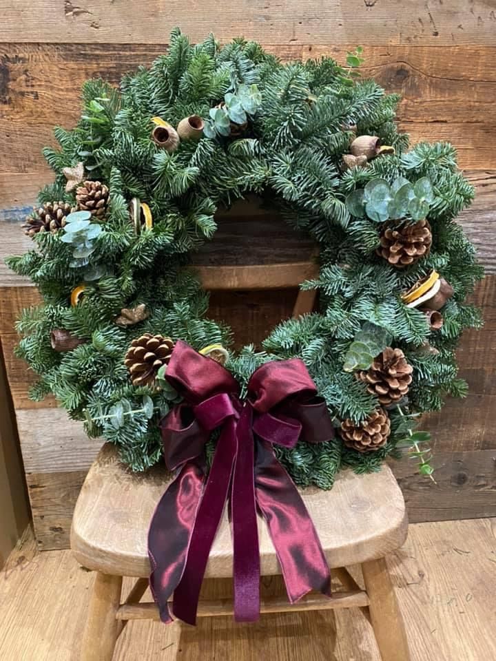 Christmas wreath-making workshop