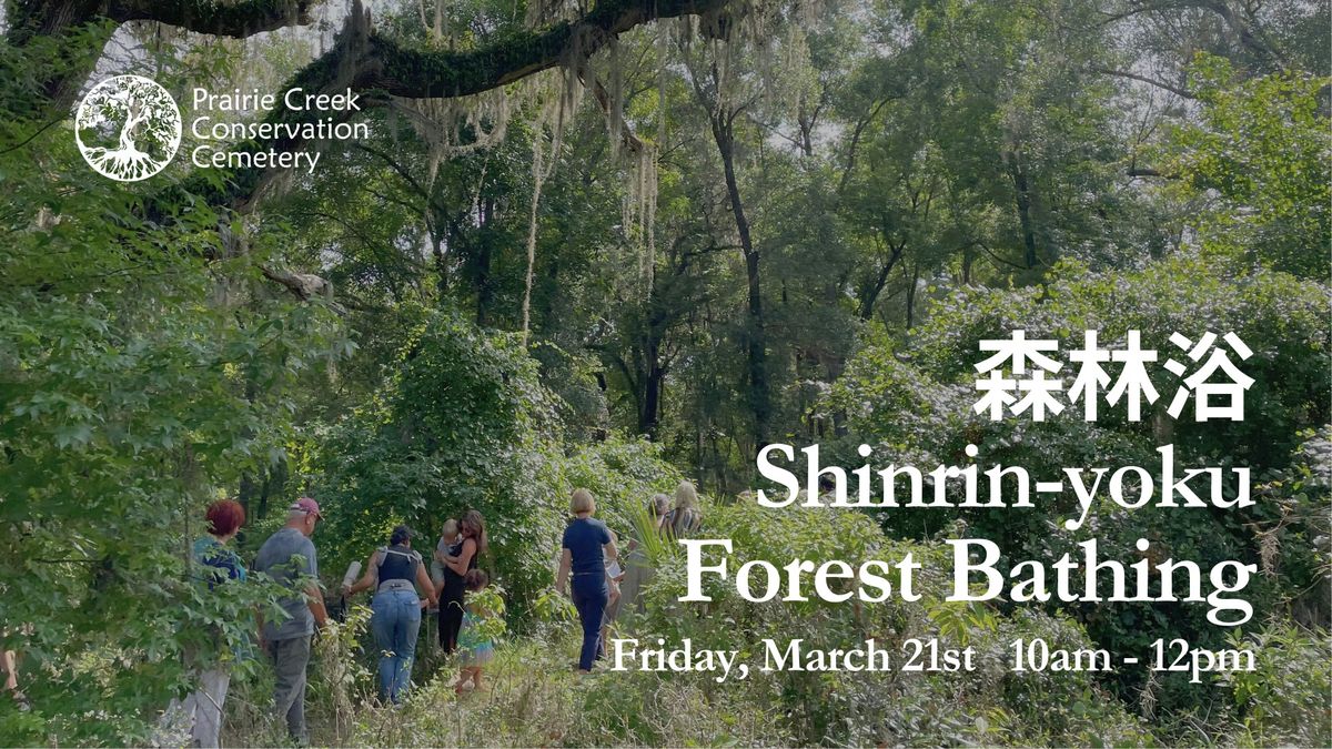 Forest Bathing (Shinrin-yoku) *Registration Full*