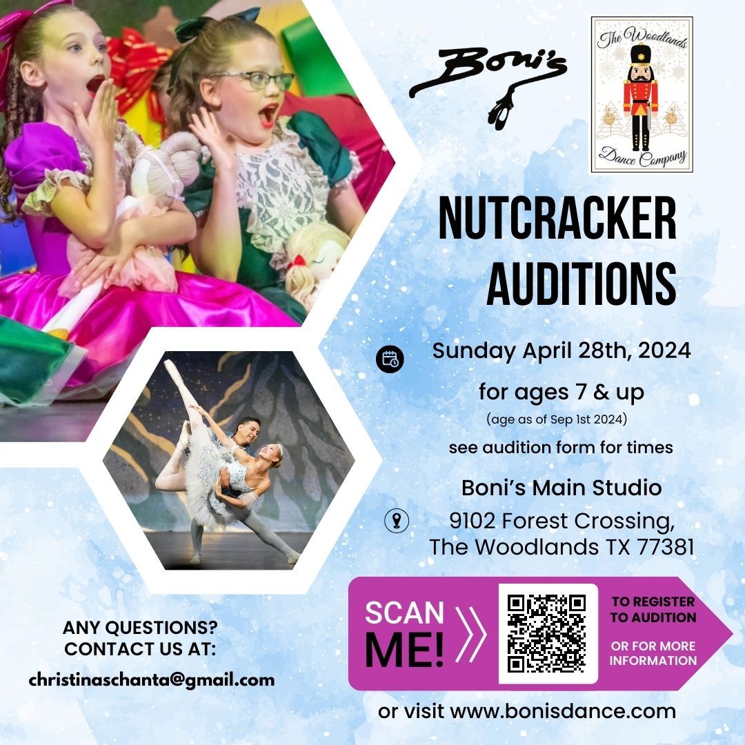 Woodlands Dance Company Nutcracker Auditions 2024