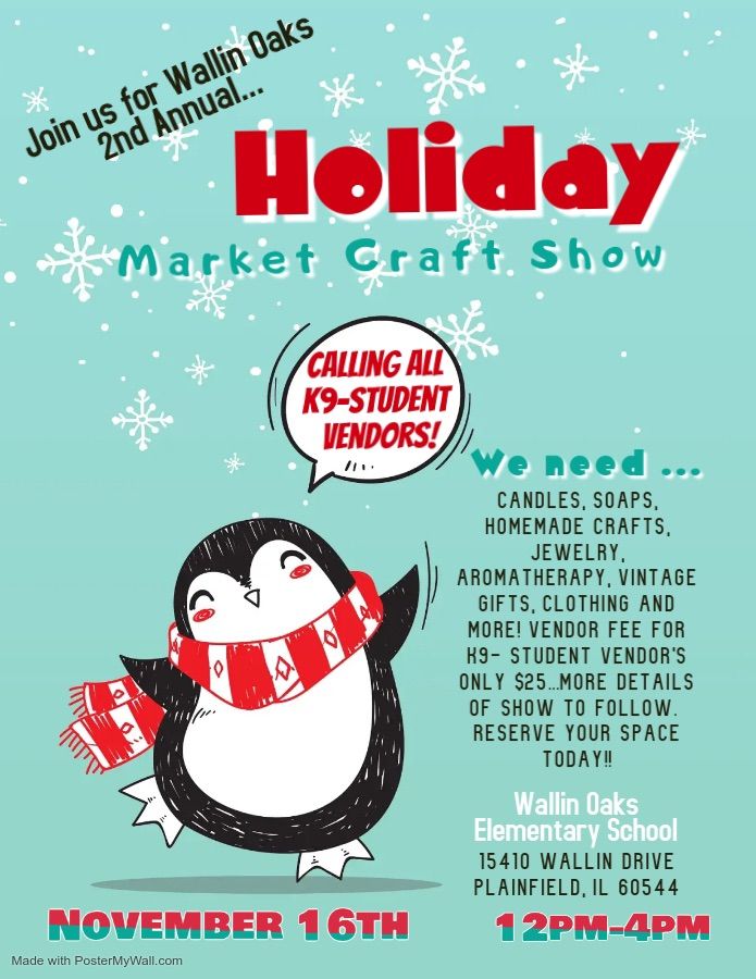 Wallin Oaks Holiday Market Craft Show