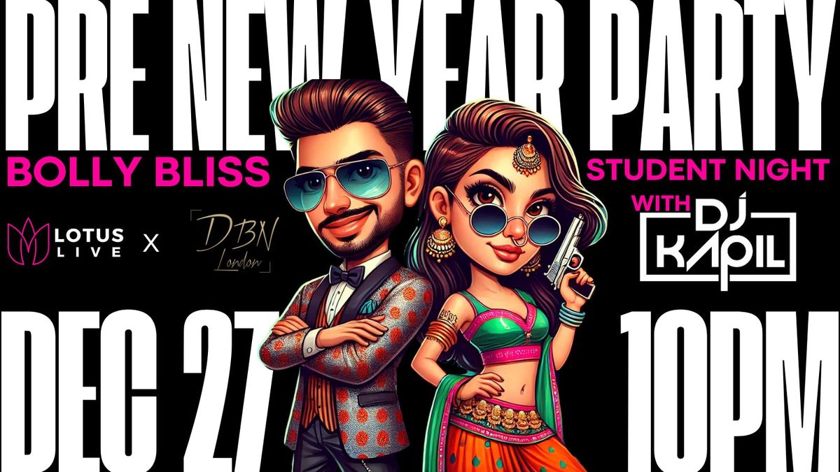 Bolly Bliss Pre New-Year Bollywood Party with DJ Kapil