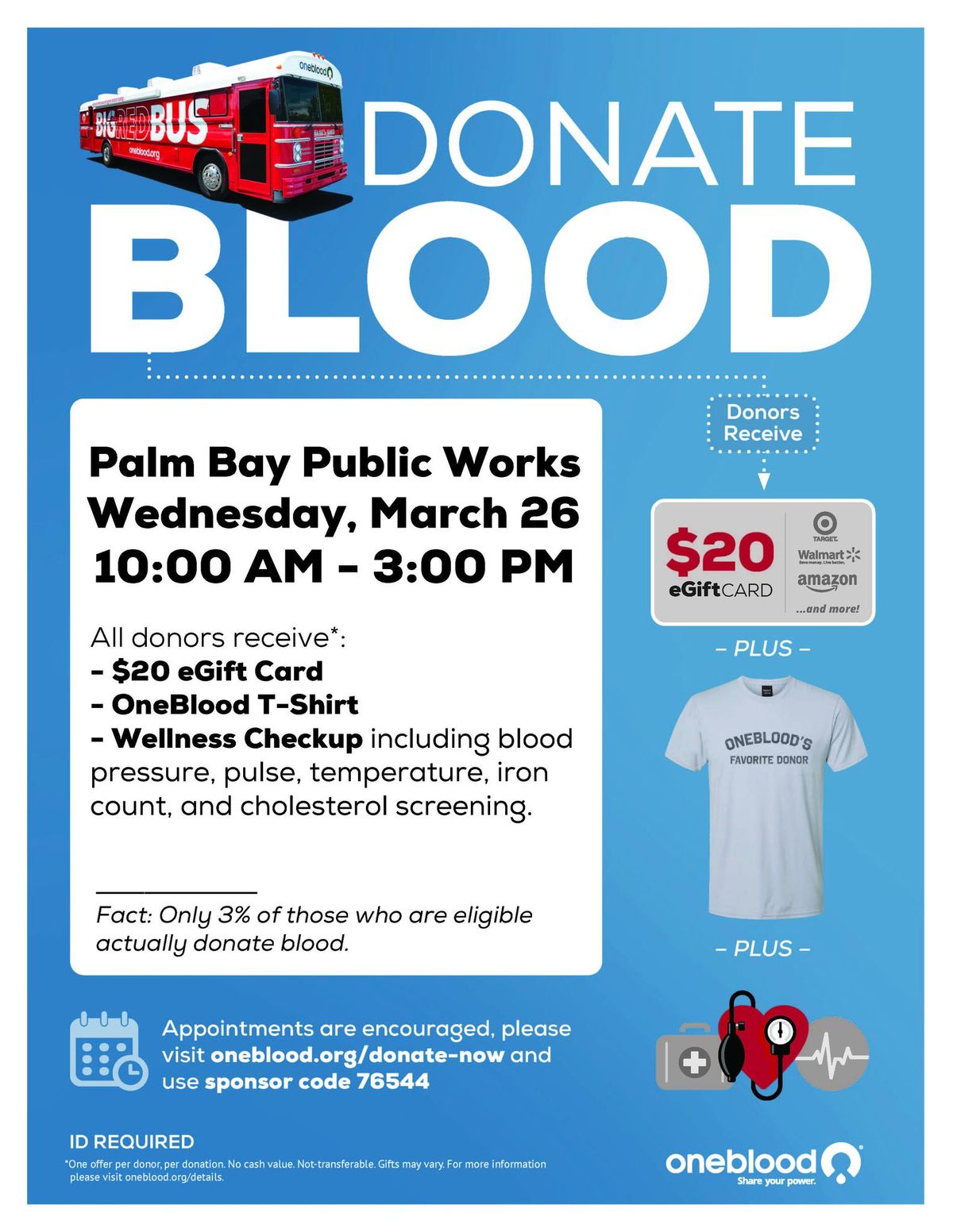 Palm Bay Public Works Blood Drive