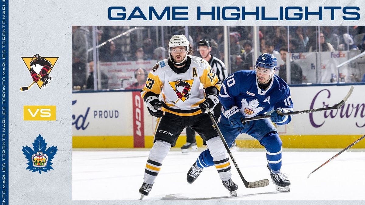 Toronto Marlies at Wilkes-Barre Scranton Penguins at Mohegan Sun Arena at Casey Plaza