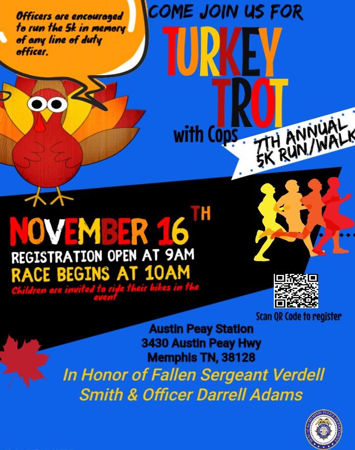 7th Annual Turkey Trot 5K hosted by MPD