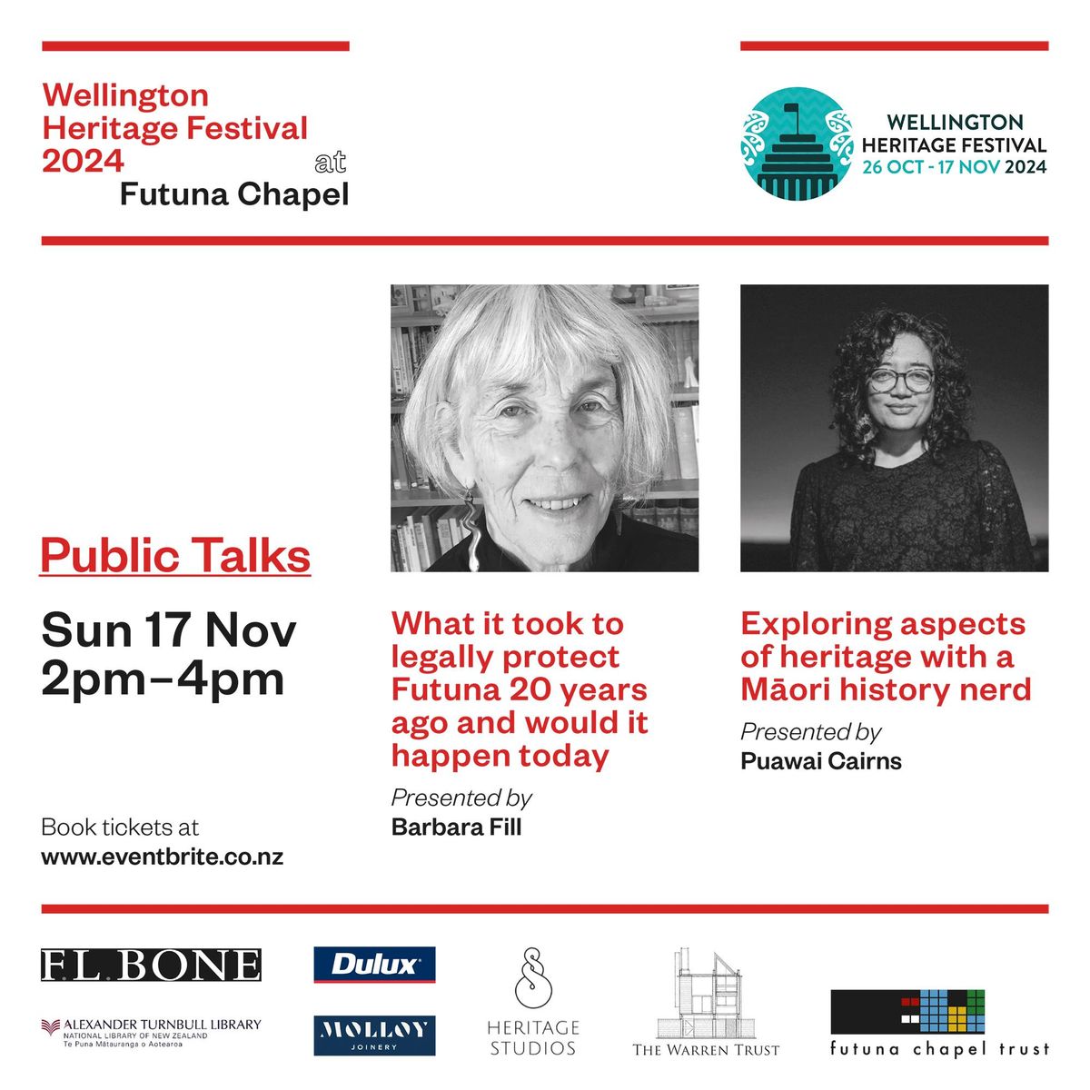 FUTUNA EXHIBITION - PUBLIC TALK #3 - BARBARA FILL AND PUAWAI CAIRNS