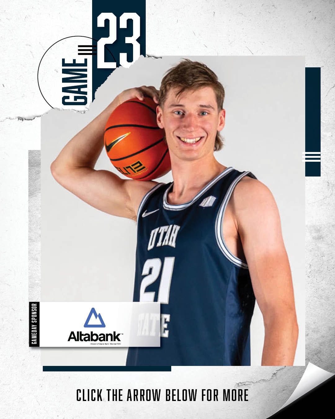 Utah State Aggies at Nevada Wolf Pack Mens Basketball