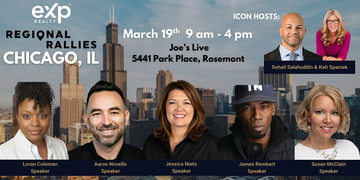 Exp Engineering Chicago Chicago eXp Regional Rally 2026, Joe's Live, Rosemont, 19 March 2026