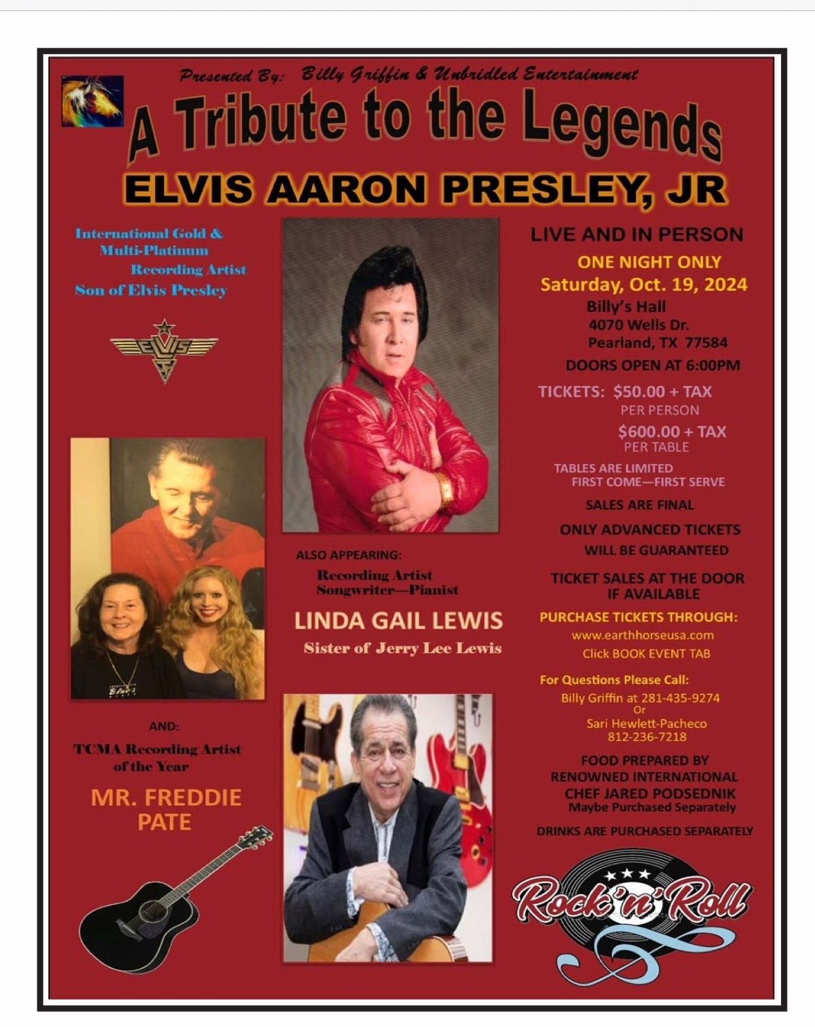 Tribute To The Legends concert