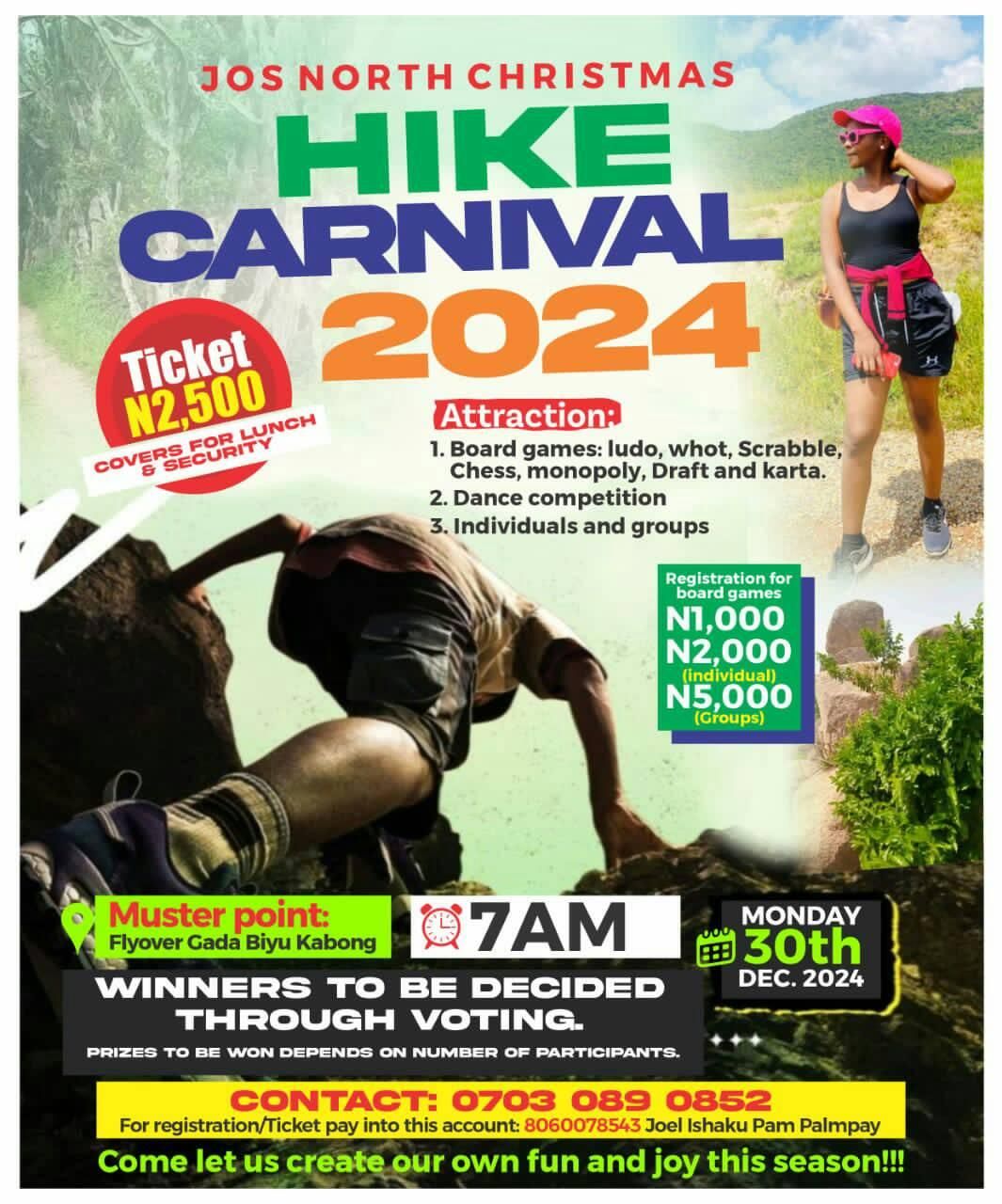 JOS CHRISTMAS HIKE\/CARNIVAL 2024