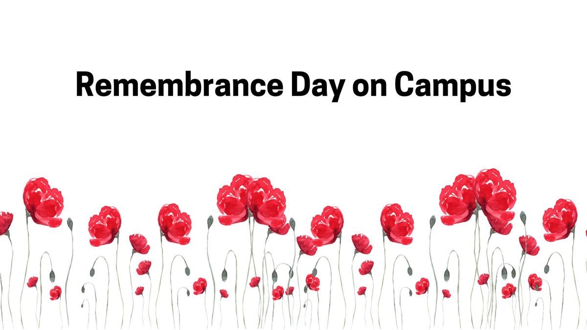 Remembrance Day on Campus