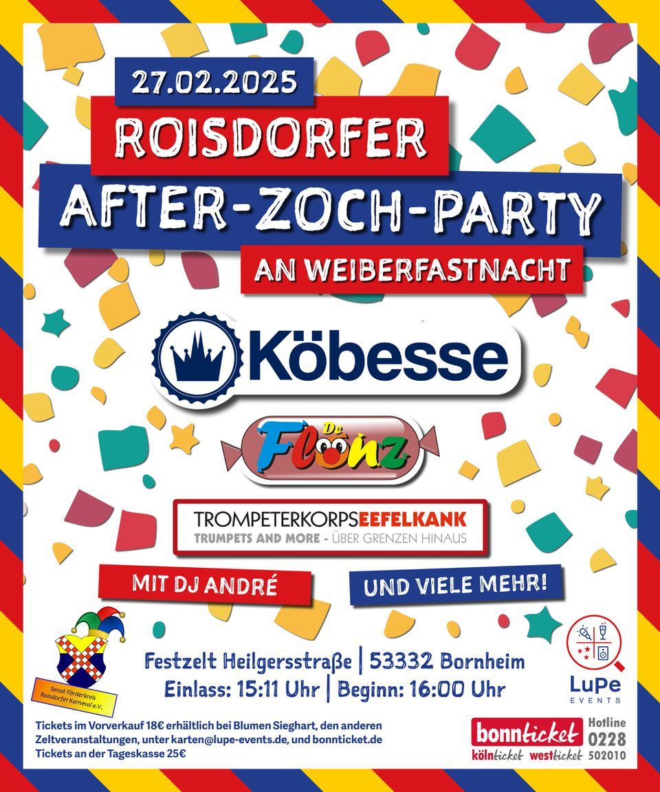 After-Zoch-Party an Weiberfastnacht 