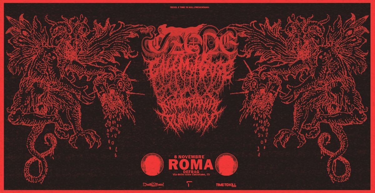 (SOLD OUT) OZONE DEHUMANIZER + GOLEM OF GORE + INTRACRANIAL PURULENCY @ Defrag, Roma \/\/ 08.11.2024