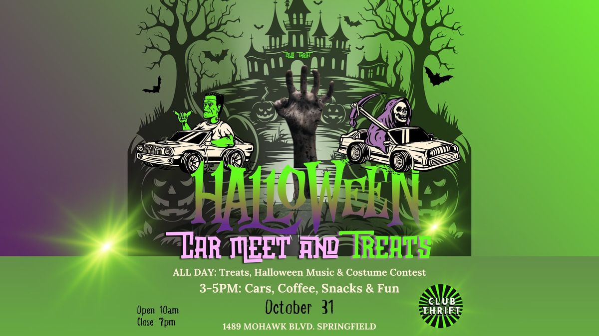 Halloween Car Meet & Treats 3-5pm