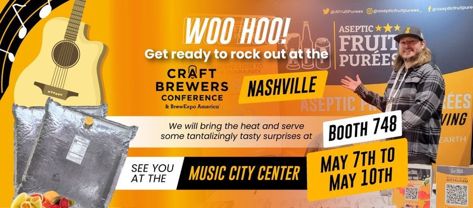 Craft Brewers Conference - CBC 2023 With Aseptic Fruit Pur\u00e9es