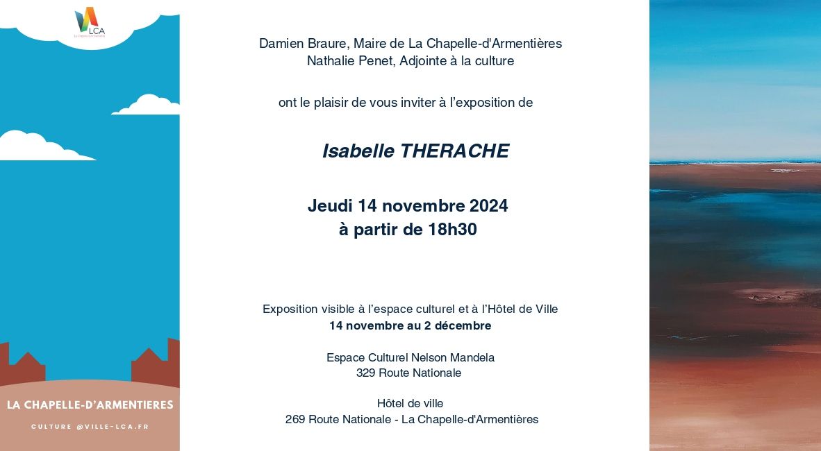 \u2728 EXPOSITION ISABELLE THERACHE \u2728\ud83d\uddbc\ufe0f