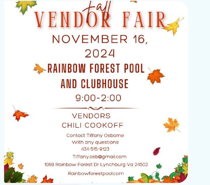 Fall Vendor Fair