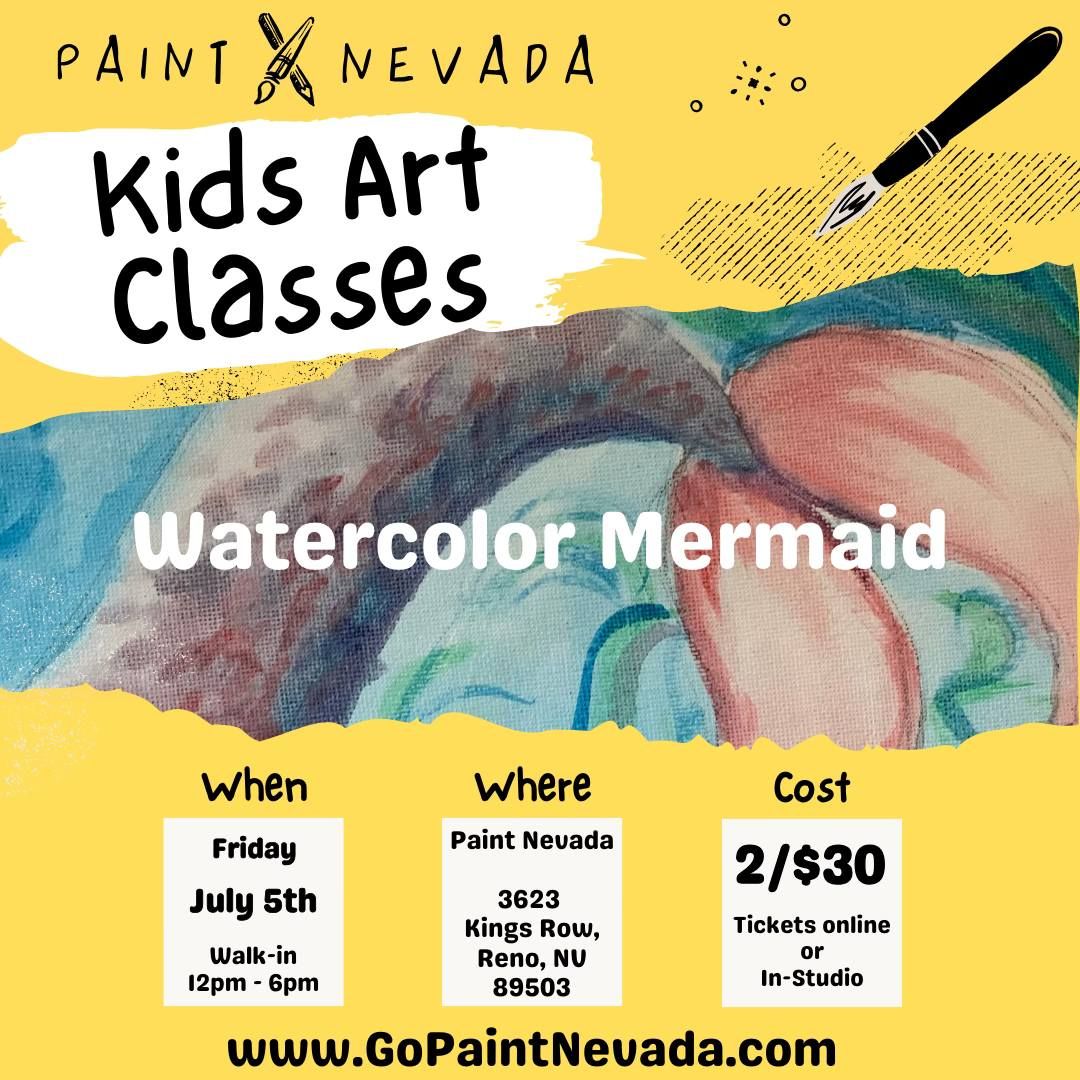 Watercolor Mermaid Class