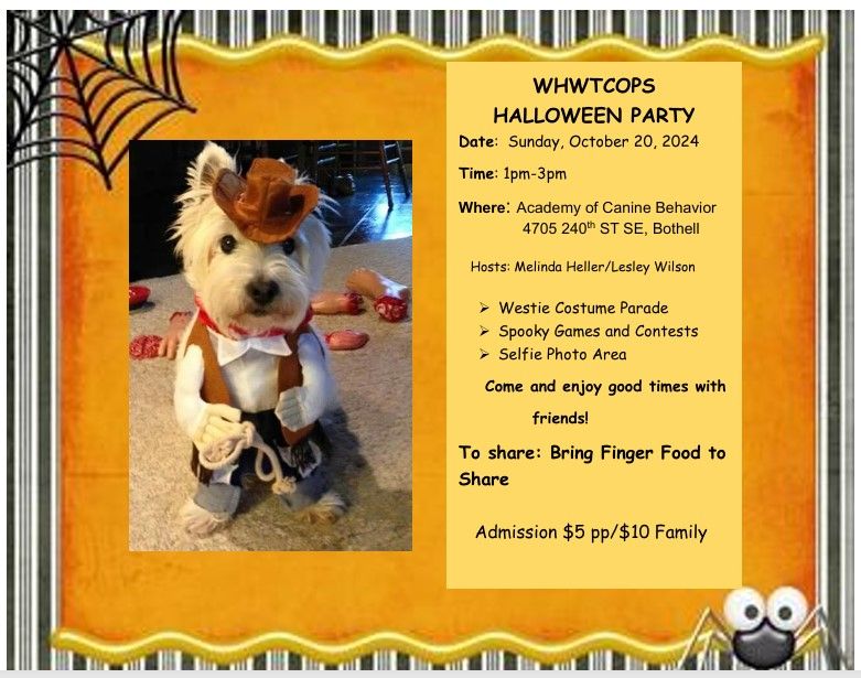 Westie Halloween Party 