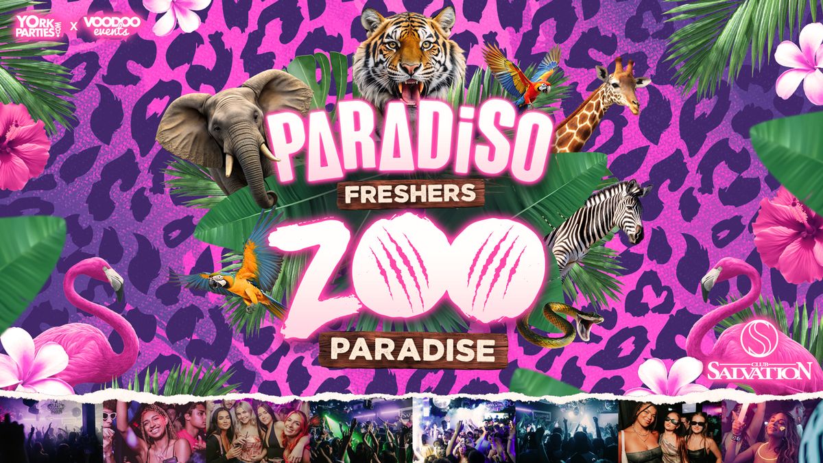 PARADISO Zoo Paradise Official Freshers Friday