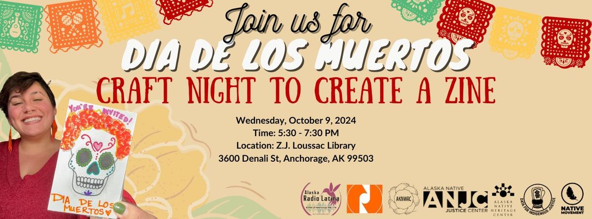 Zine Craft Night: Dia De Los Muertos 