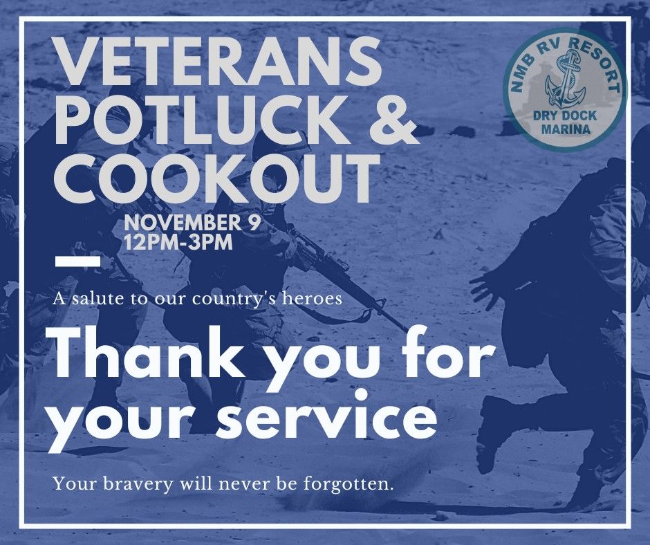 Veterans potluck and cook out