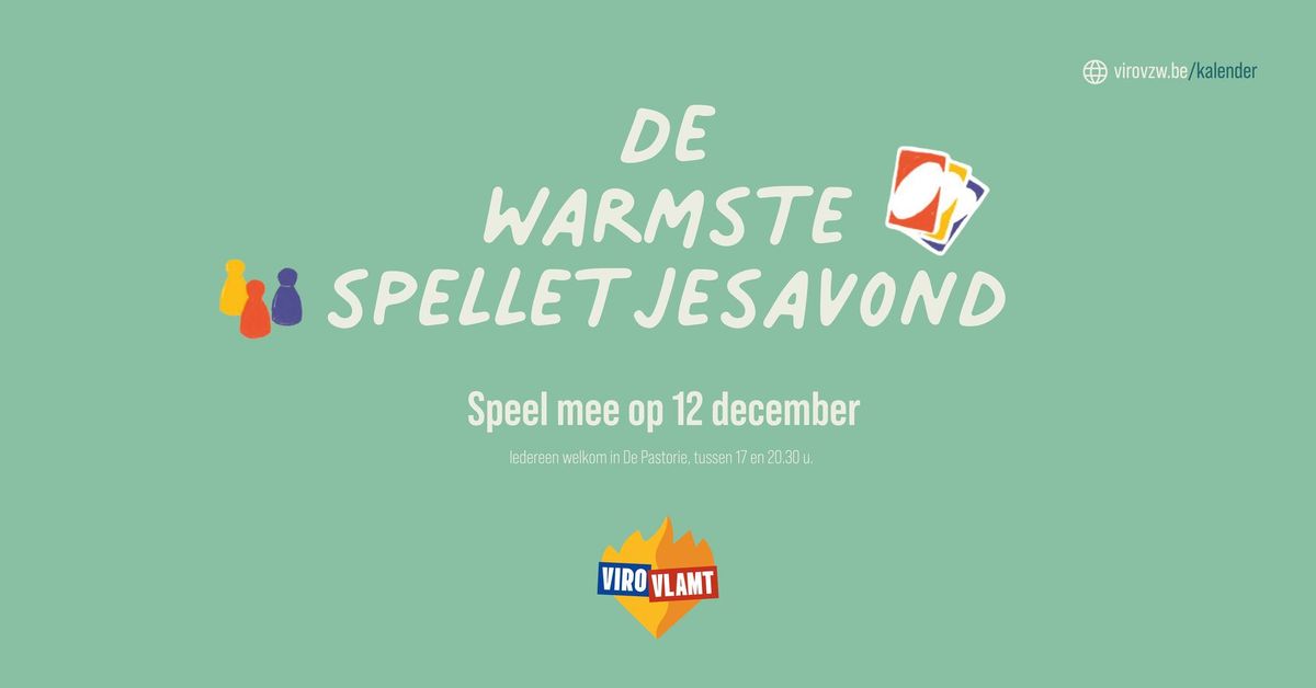 Viro vlamt: de Warmste Spelletjesavond