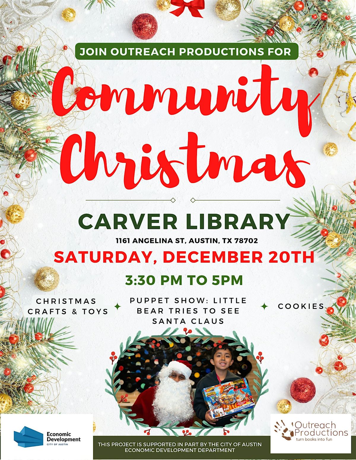Community Christmas at the Carver Library