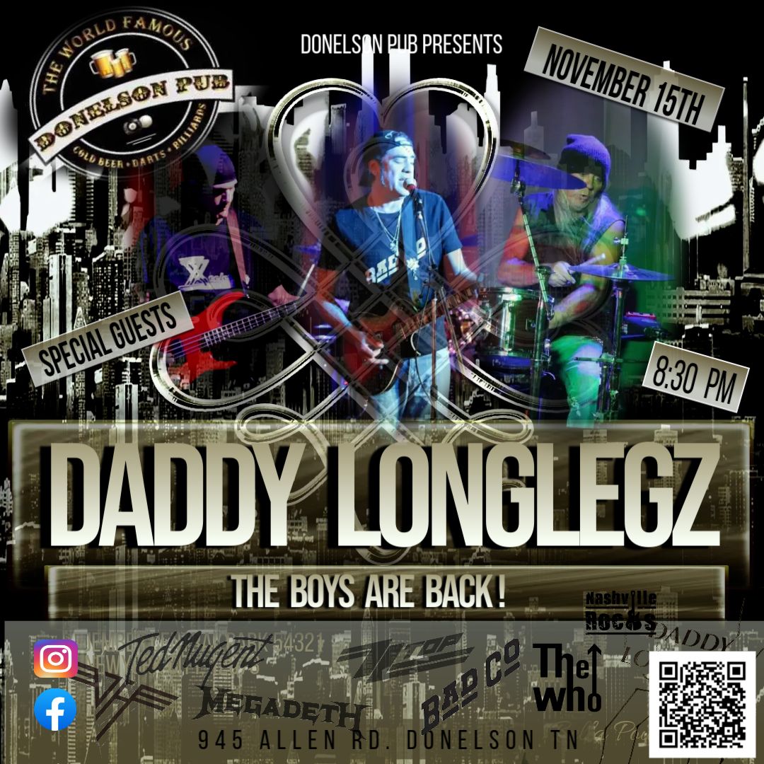 Daddy Longlegz Rocks Donelson Pub