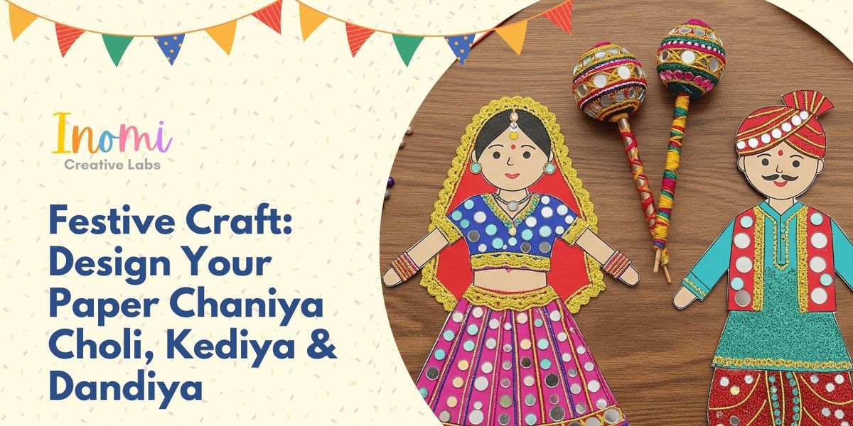 Craft Your Own Navratri Dandiya & Paper Chaniya